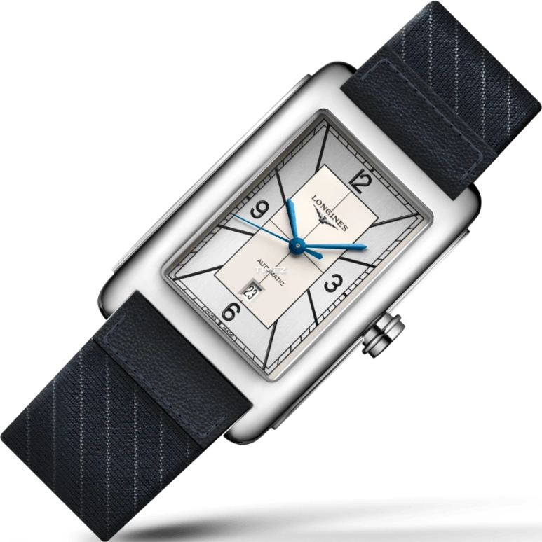 Longines,DolceVita 27.70x43.80mm,27.70x43.80mm,Stainless Steel,White,Silver,Automatic,Day,45hours,L5,L5.757.4.73.8