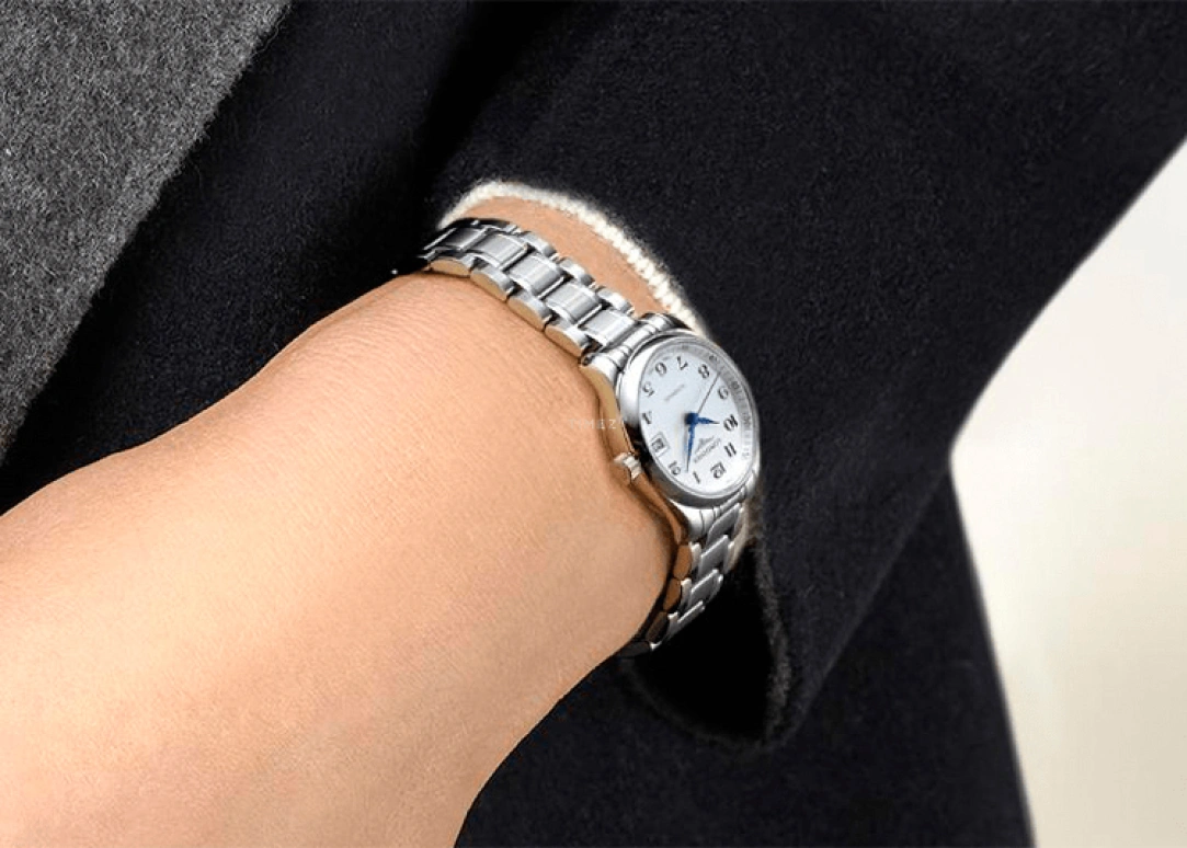 Longines,Master 25.50mm,25.50mm,Stainless Steel,Beige,Automatic,Date,40hours,L2,L2.128.4.78.6
