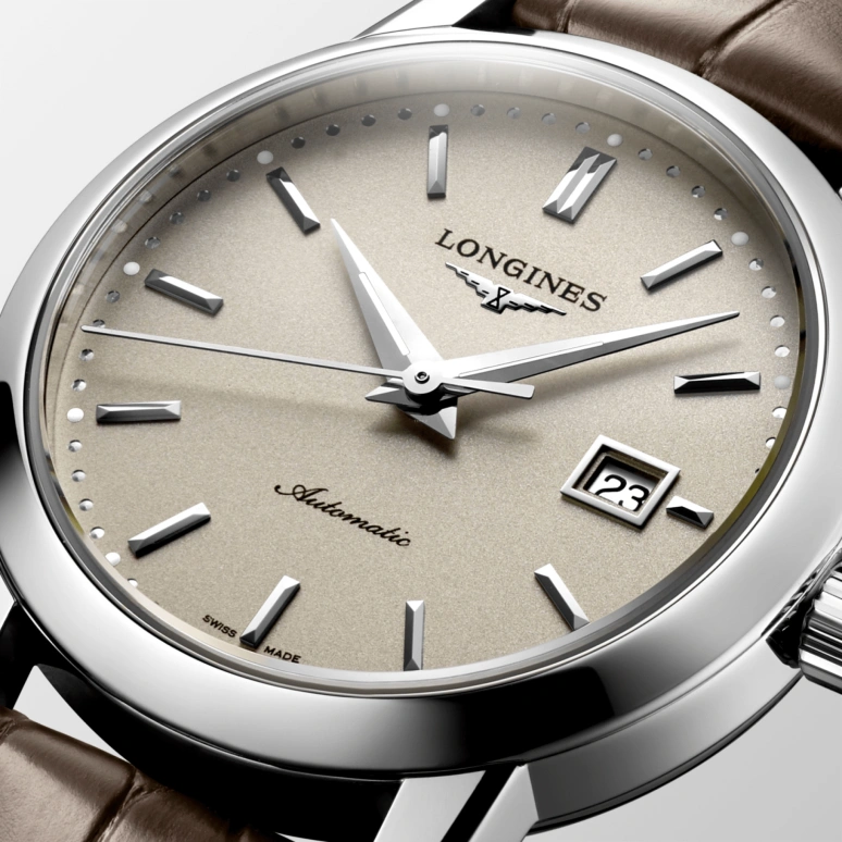 Longines,1832 30mm,30mm,Stainless Steel,Beige,Automatic,Date,40hours,L4,L4.325.4.92.2
