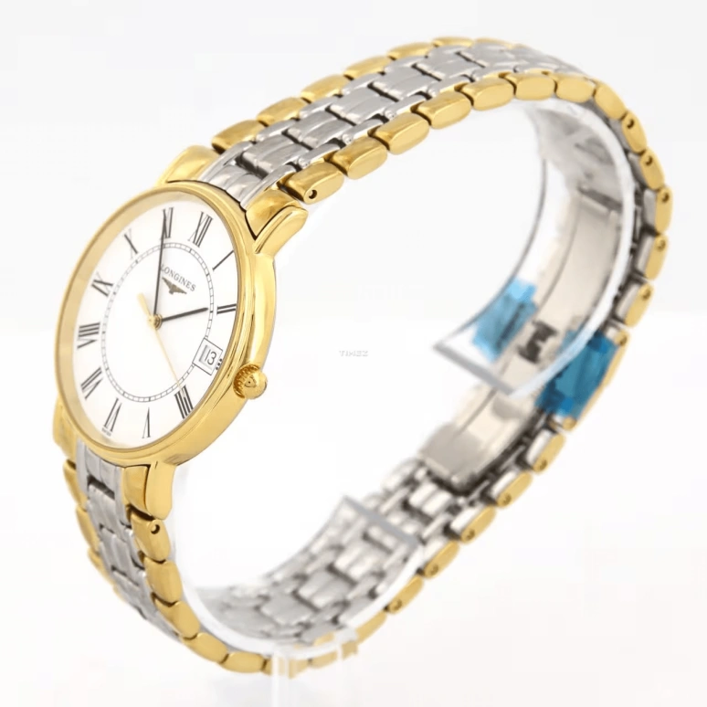 Longines,Presence 33mm,33mm,Stainless Steel,White,Quartz,Day,26280hours,L4,L4.819.2.11.7