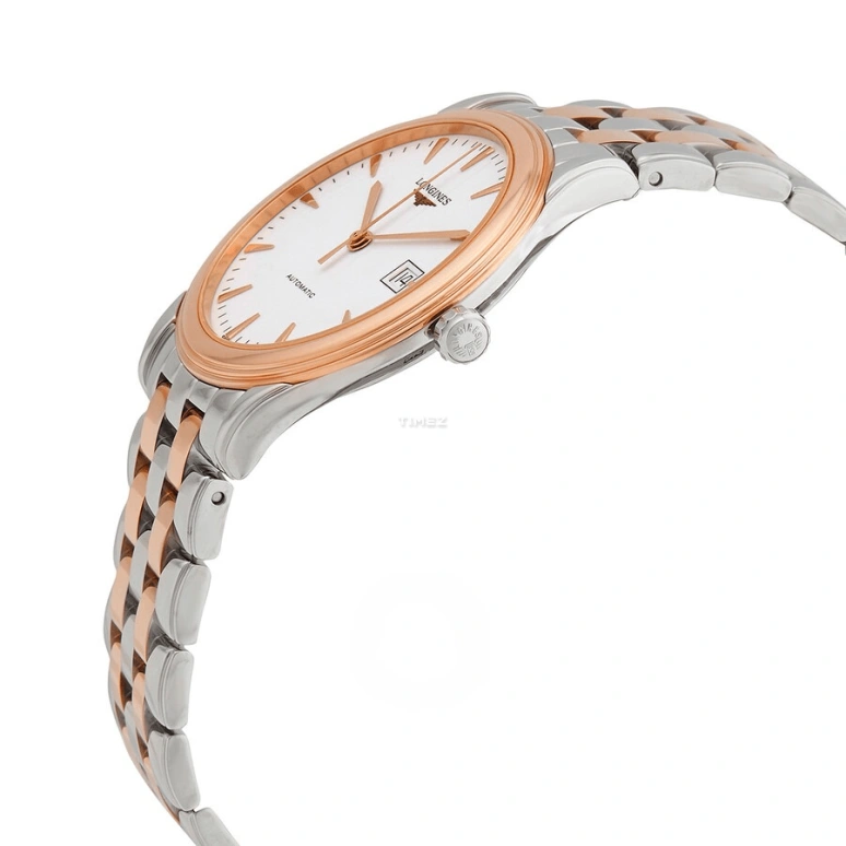 Longines,Flagship 38.50mm,38.50mm,Stainless Steel,White,Automatic,Day,65hours,L4,L4.874.3.92.7
