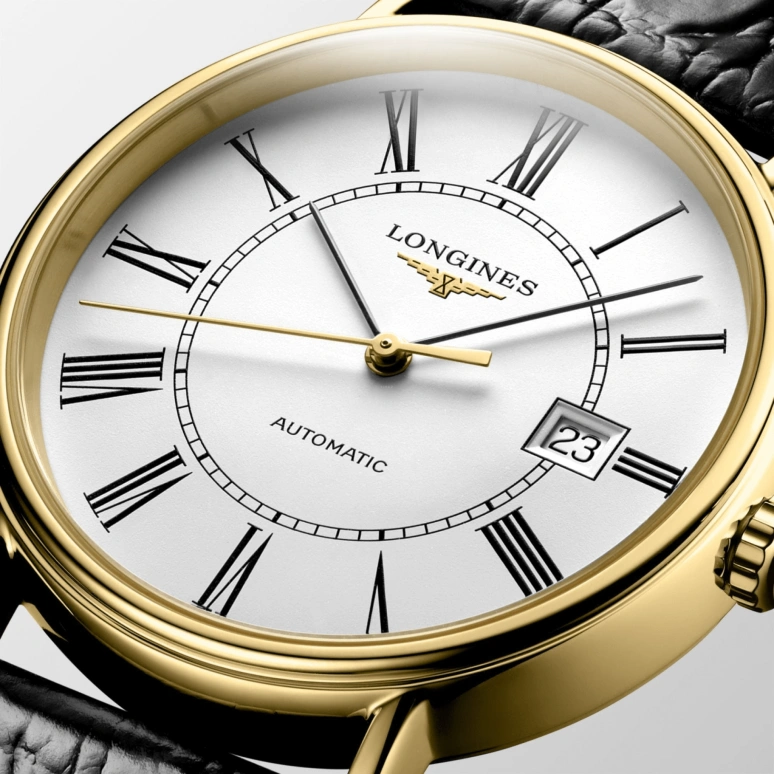 Longines,Presence 40mm,40mm,Stainless Steel,White,Automatic,Date,65hours,L4,L4.922.2.11.2