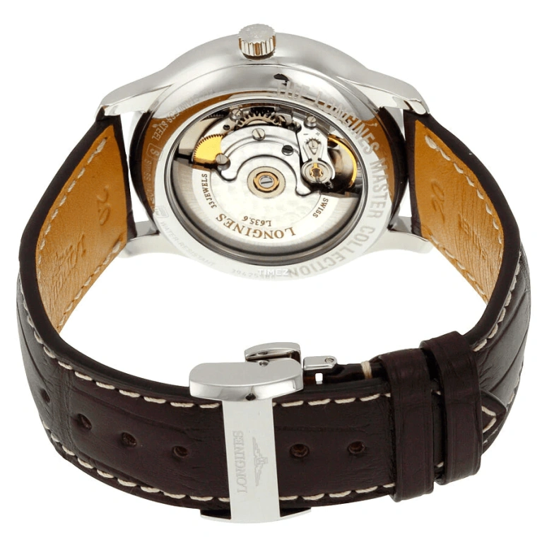 Longines,Master 38.50mm,38.50mm,Stainless Steel,Silver,Automatic,Day,World Time,L2,L2.631.4.70.3