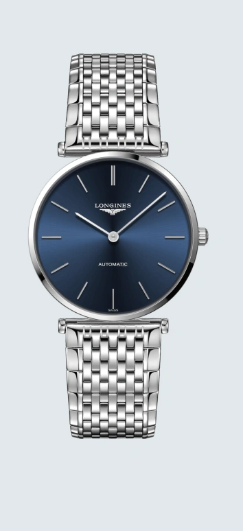 Longines,Elegant 36mm,36mm,Stainless Steel,Blue,Automatic,40hours,In-house Caliber,L4,L4.908.4.95.6