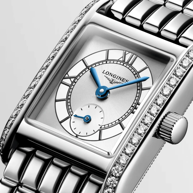 Longines,Mini DolceVita 21.50x29mm,21.50x29mm,Stainless Steel,Silver,Quartz,26280hours,In-house Caliber,L5,L5.200.0.75.6