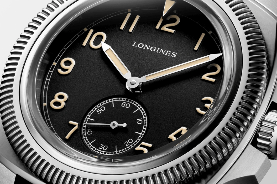 Longines,Heritage Avigation 43mm,43mm,Stainless Steel,Black,Automatic,Anti-magnetic,72hours,L2,L2.838.4.53.0