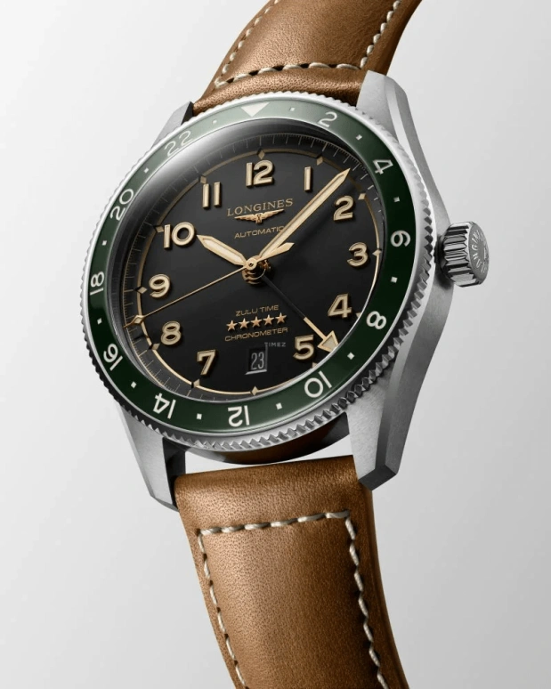 Longines,Spirit 42mm,42mm,Stainless Steel,Grey,Automatic,Date,65hours,L3,L3.812.4.63.2