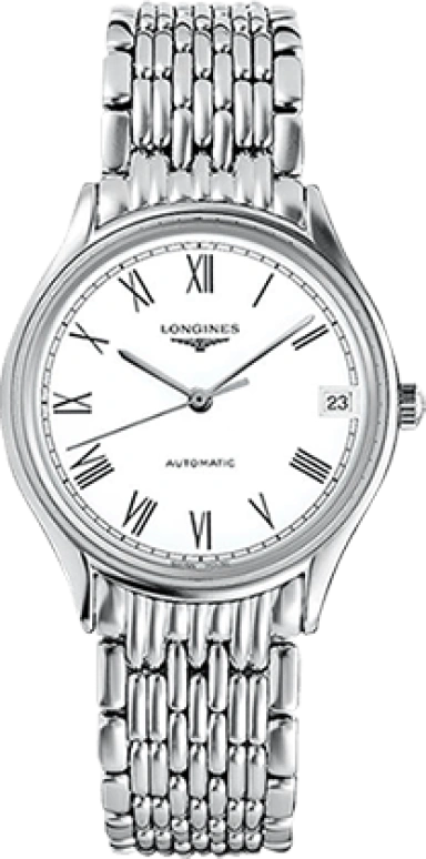 Longines,Lyre 30mm,30mm,Stainless Steel,White,Automatic,Date,64hours,L4,L4.361.4.11.6