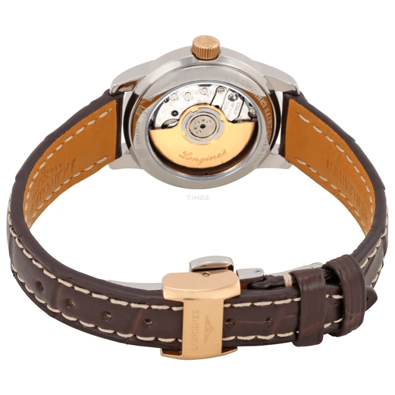 Longines,Saint Imier 26mm,26mm,Pink Gold,Stainless Steel,Silver,Automatic,Day,40hours,L2,L2.263.5.72.0