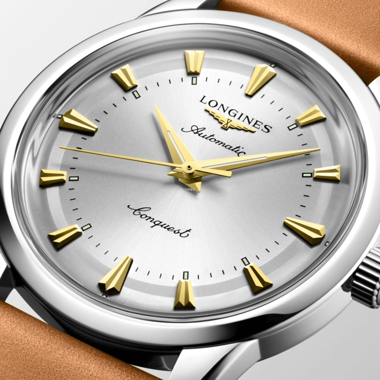 Longines,Conquest Heritage 40mm,40mm,Stainless Steel,Silver,Automatic,Anti-magnetic,72hours,L1,L1.650.4.72.2