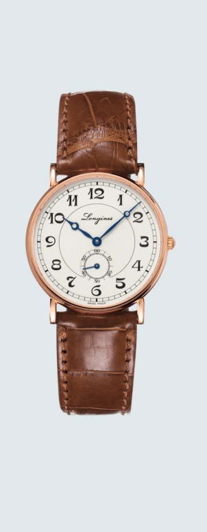 Longines,Heritage Classic 34mm,34mm,Pink Gold,White,Automatic,42hours,In-house Caliber,L4,L4.767.8.73.2