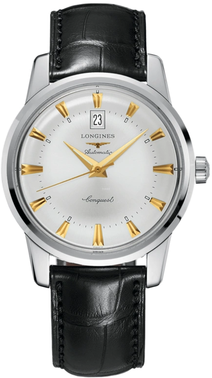 Longines,Heritage Classic 40mm,40mm,Stainless Steel,Silver,Automatic,Chronograph,Date,Power Reserve Indicator,L1,L1.645.4.75.4