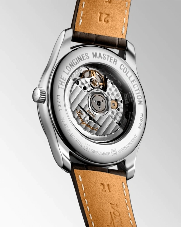 Longines,Master 40mm,40mm,Stainless Steel,Silver,Automatic,Annual Calendar,Month,Date,L2,L2.910.4.78.3