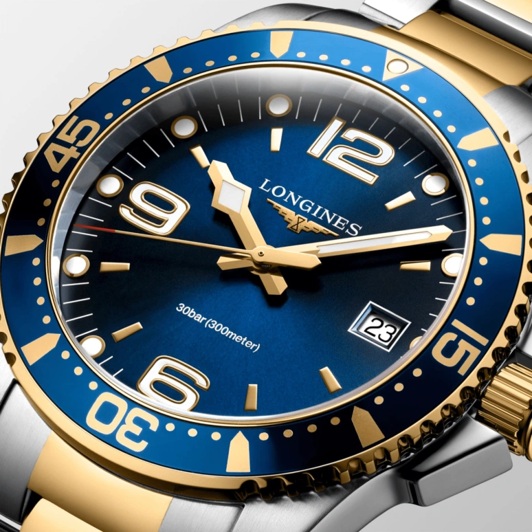 Longines,HydroConquest 39mm,39mm,Stainless Steel,Blue,Quartz,Date,26280hours,L3,L3.740.3.96.7