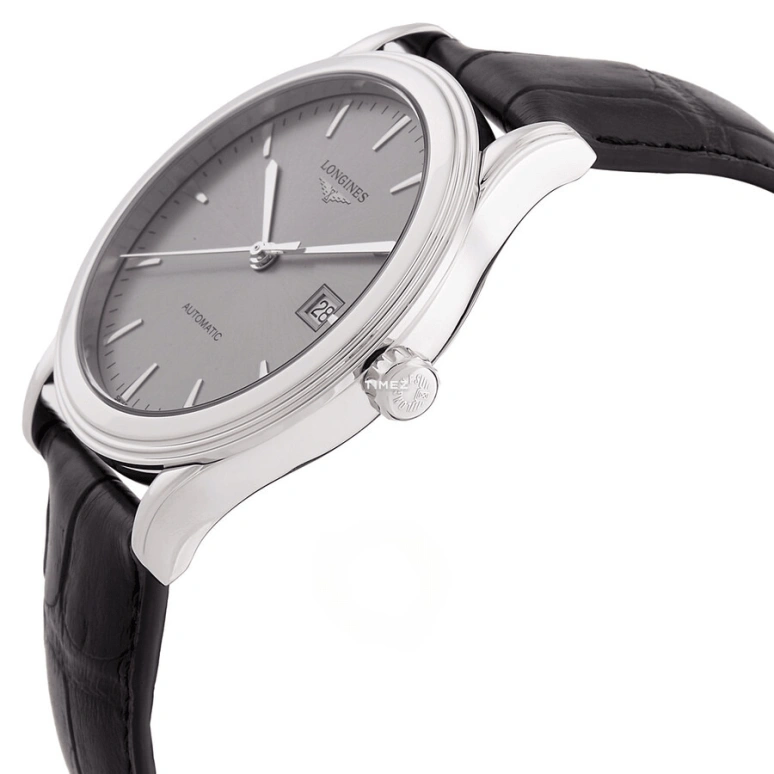 Longines,Flagship 40mm,40mm,Stainless Steel,Silver,Automatic,Day,64hours,L4,L4.984.4.72.2