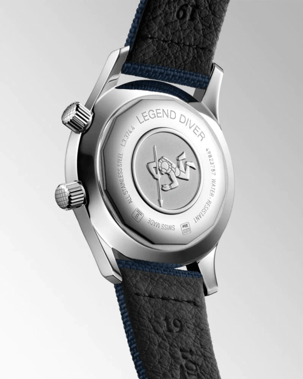 Longines,Heritage Classic 36mm,36mm,Stainless Steel,Blue,Automatic,Date,40hours,L3,L3.374.4.90.2