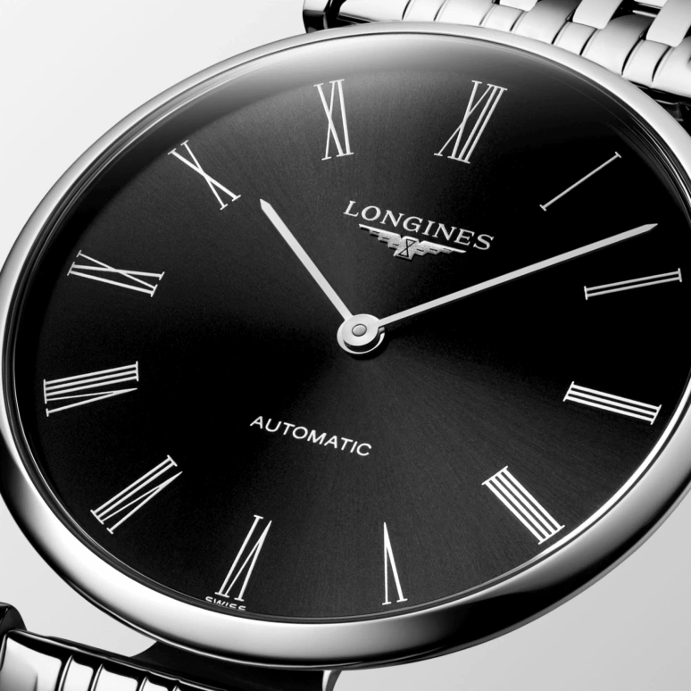 Longines,La Grande Classique 36mm,36mm,Stainless Steel,Black,Automatic,40hours,In-house Caliber,L4,L4.908.4.51.6