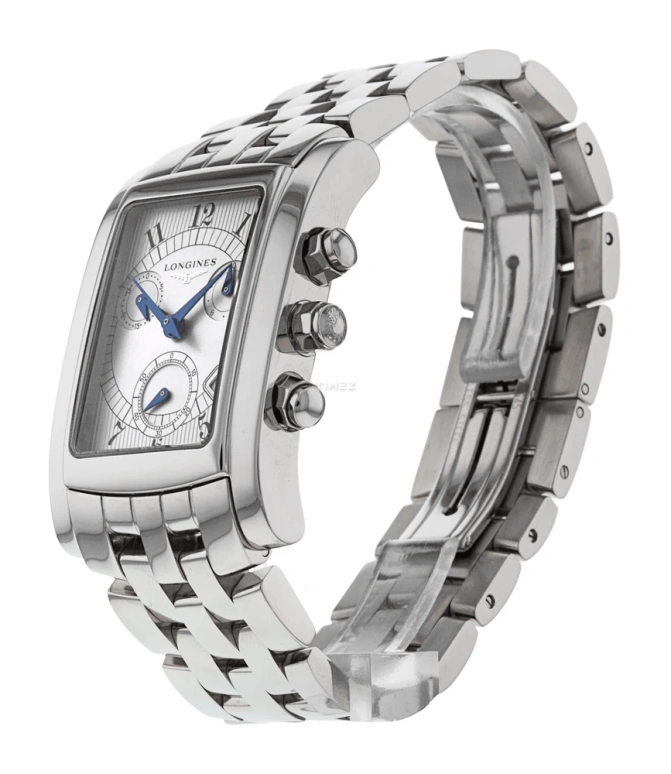 Longines,DolceVita 27.80mm,27.80mm,Stainless Steel,Grey,Quartz,Chronograph,Day,L5,L5.656.4.73.6