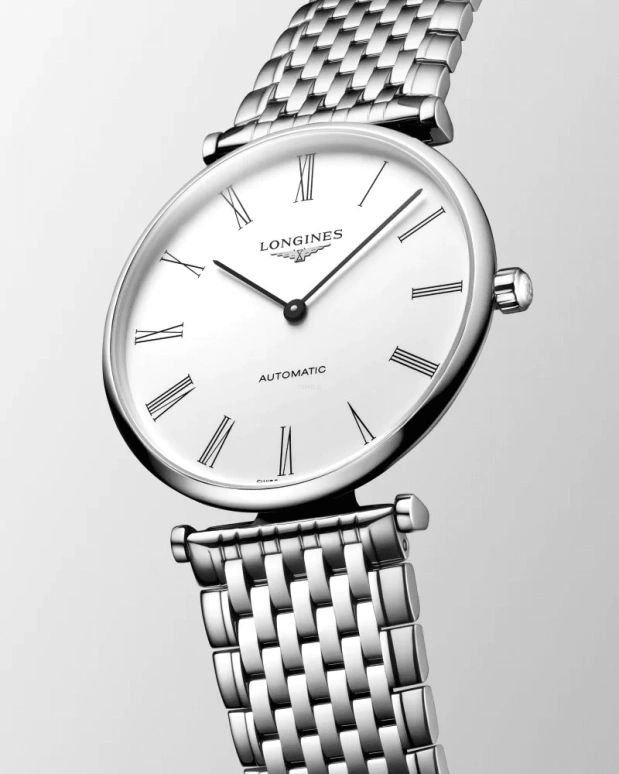 Longines,La Grande Classique 38mm,38mm,Stainless Steel,White,Automatic,40hours,In-house Caliber,L4,L4.918.4.11.6