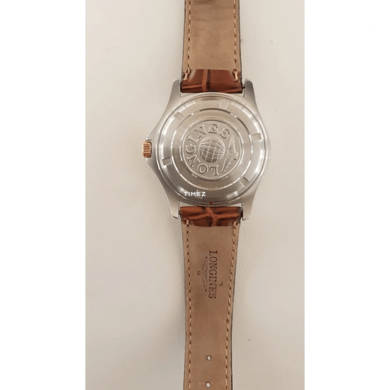 Longines,Other 37.80mm,37.80mm,Stainless Steel,Yellow Gold,Gold,Automatic,Month,Day,L3,L3.600.5.38.2