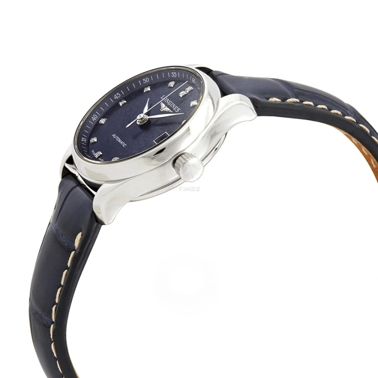 Longines,Master 25.50mm,25.50mm,Stainless Steel,Blue,Automatic,Day,45hours,L2,L2.128.4.97.0