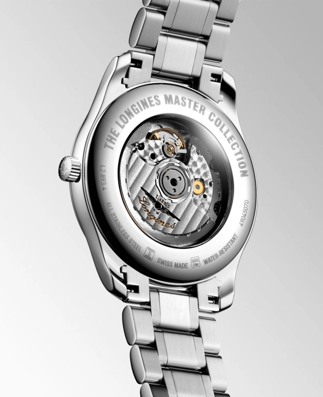 Longines,Master 42mm,42mm,Stainless Steel,Black,Automatic,Day,64hours,L2,L2.893.4.59.6