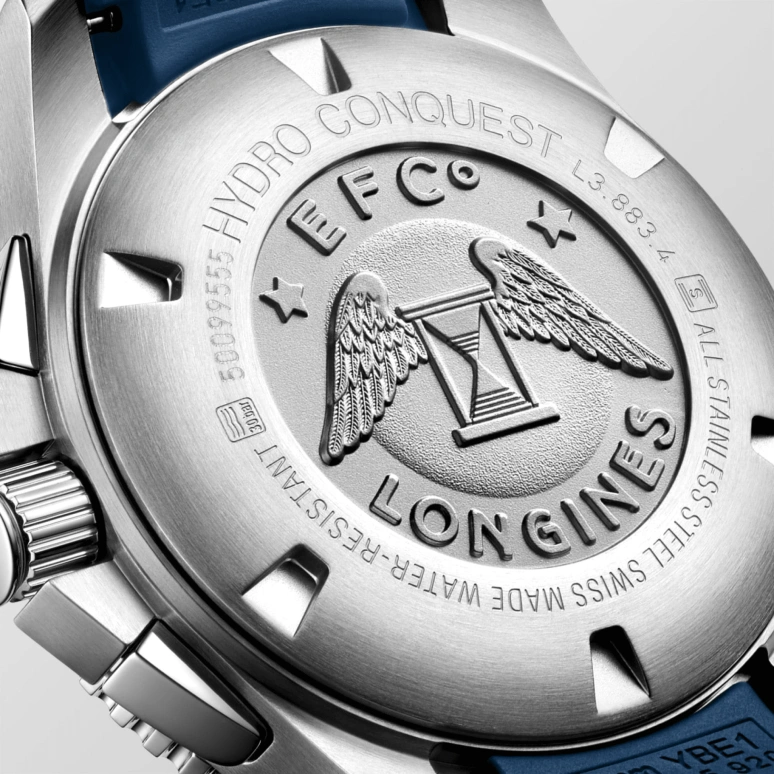 Longines,Sport 41mm,41mm,Stainless Steel,Blue,Automatic,66hours,In-house Caliber,L3,L3.883.4.96.9