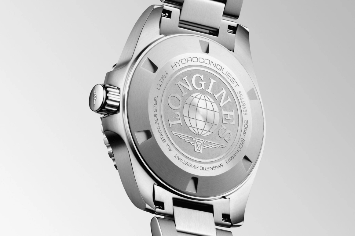 Longines,HydroConquest 41mm,41mm,Stainless Steel,Blue,Automatic,Day,Dule Time,L3,L3.790.4.96.6