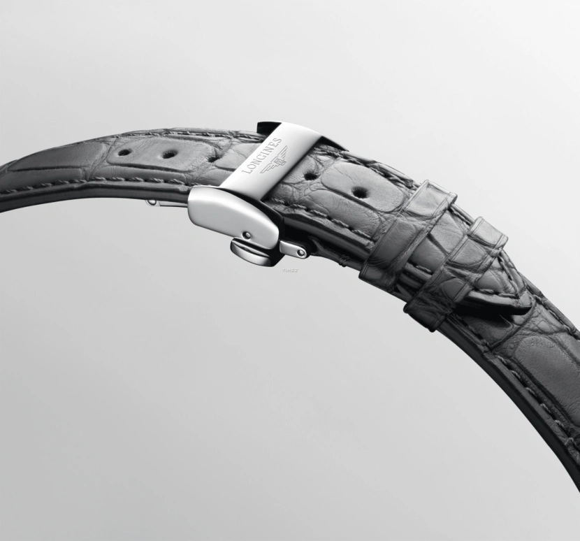 Longines,Master 38.50mm,38.50mm,Stainless Steel,Grey,Silver,Automatic,72hours,In-house Caliber,L2,L2.843.4.73.2
