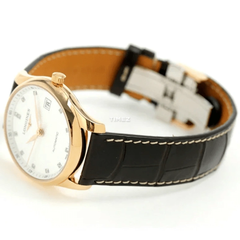 Longines,Master 36mm,36mm,Rose Gold,White,Automatic,Day,42hours,L2,L2.518.8.77.5