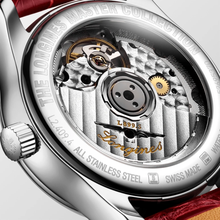 Longines,Master 34mm,34mm,Stainless Steel,White,Automatic,Moonphase,Date,L2,L2.409.4.87.2