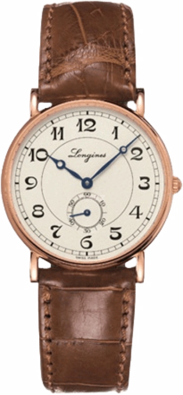 Longines,Heritage Classic 34mm,34mm,Pink Gold,White,Automatic,42hours,In-house Caliber,L4,L4.767.8.73.2
