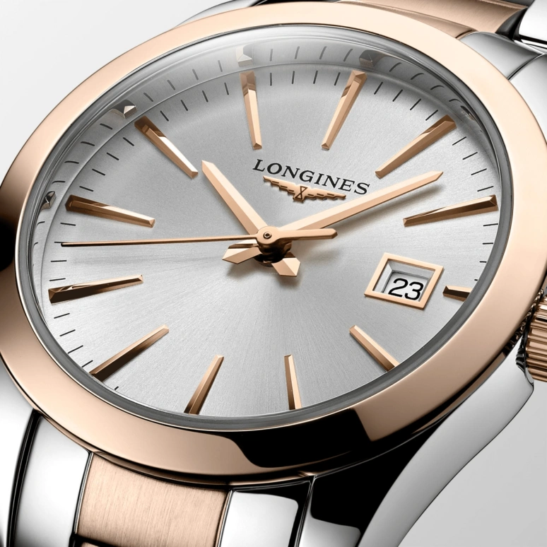 Longines,Conquest Classic 29.50mm,29.50mm,Stainless Steel,Silver,Quartz,Date,Jumping Minutes,L2,L2.286.3.72.7