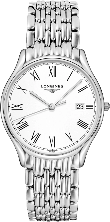 Longines,Lyre 38.50mm,38.50mm,Stainless Steel,White,Quartz,Date,26280hours,L4,L4.859.4.11.6