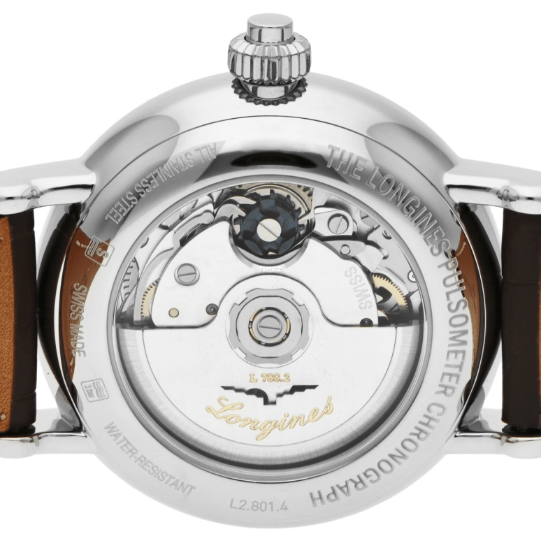Longines,Heritage Classic 40mm,40mm,Stainless Steel,White,Automatic,Chronograph,Day,L2,L2.801.4.23.4