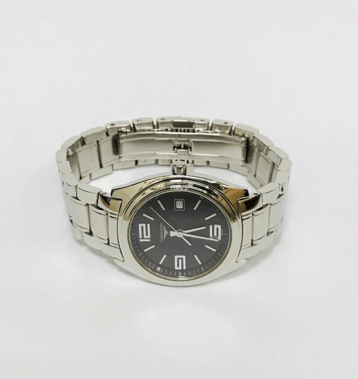 Longines,Lungomare 26mm,26mm,Stainless Steel,Black,Quartz,Day,26280hours,L3,L3.132.4.58.6