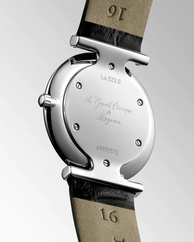 Longines,La Grande Classique 29mm,29mm,Stainless Steel,Black,Quartz,In-house Caliber,Sapphire,L4,L4.523.0.50.2