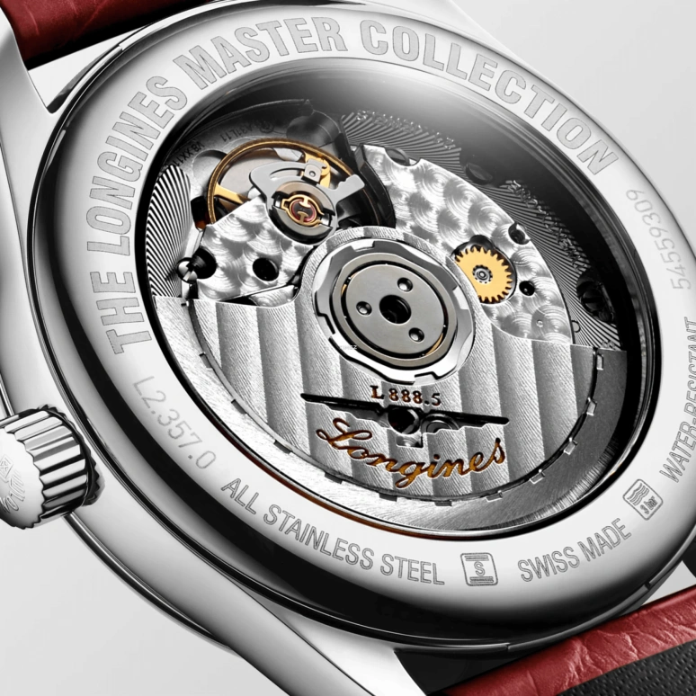 Longines,Master 34mm,34mm,Stainless Steel,Silver,Automatic,72hours,In-house Caliber,L2,L2.357.0.70.2