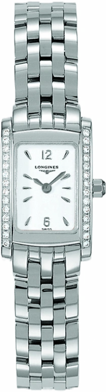 Longines,DolceVita 16mm,16mm,Stainless Steel,White,Quartz,Date,In-house Caliber,L5,L5.158.0.16.6