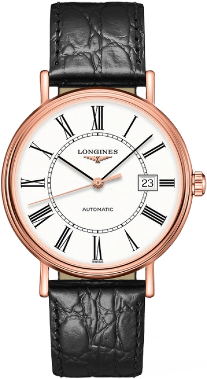 Longines,Presence 40mm,40mm,Stainless Steel,White,Automatic,Date,65hours,L4,L4.922.1.11.2