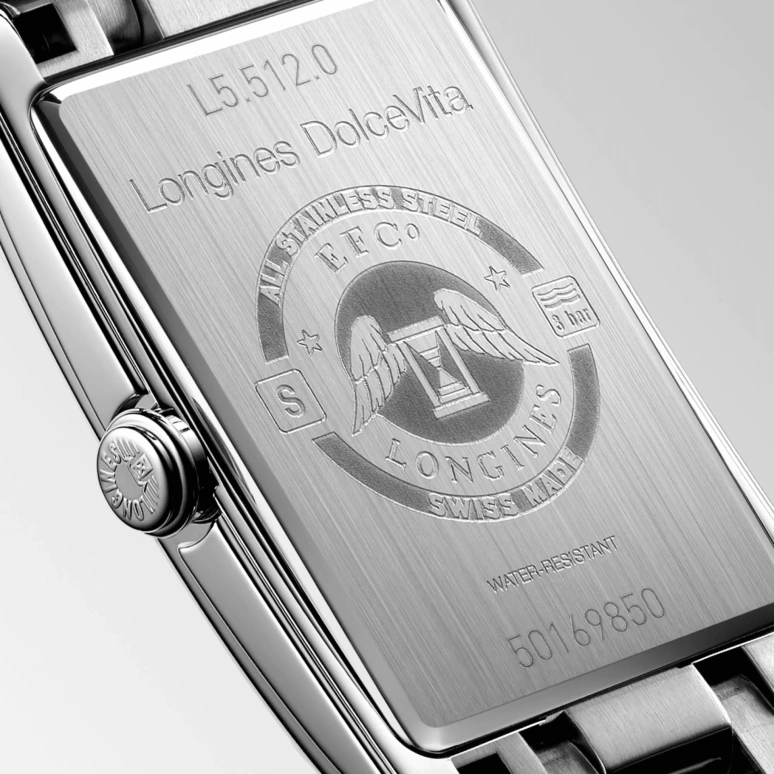 Longines,DolceVita 23mm,23mm,Stainless Steel,Silver,Quartz,26280hours,In-house Caliber,L5,L5.512.0.71.6