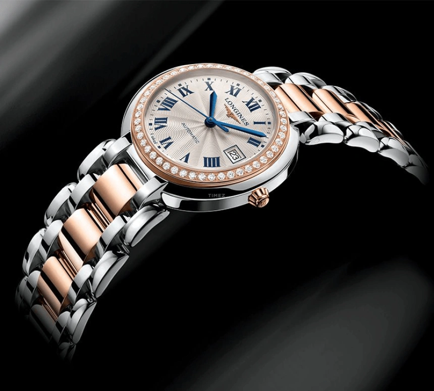 Longines,PrimaLuna 34mm,34mm,Stainless Steel,Silver,Quartz,Moonphase,Date,L8,L8.116.4.71.6