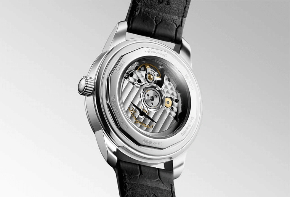 Longines,Conquest Heritage 38mm,38mm,Stainless Steel,Cream,Automatic,Day,Power Reserve Indicator,L1,L1.648.4.78.2