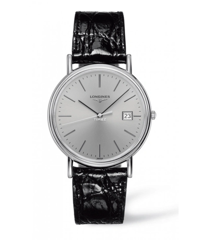 Longines,Presence 38.50mm,38.50mm,Stainless Steel,Silver,Quartz,Day,26280hours,L4,L4.790.4.72.2