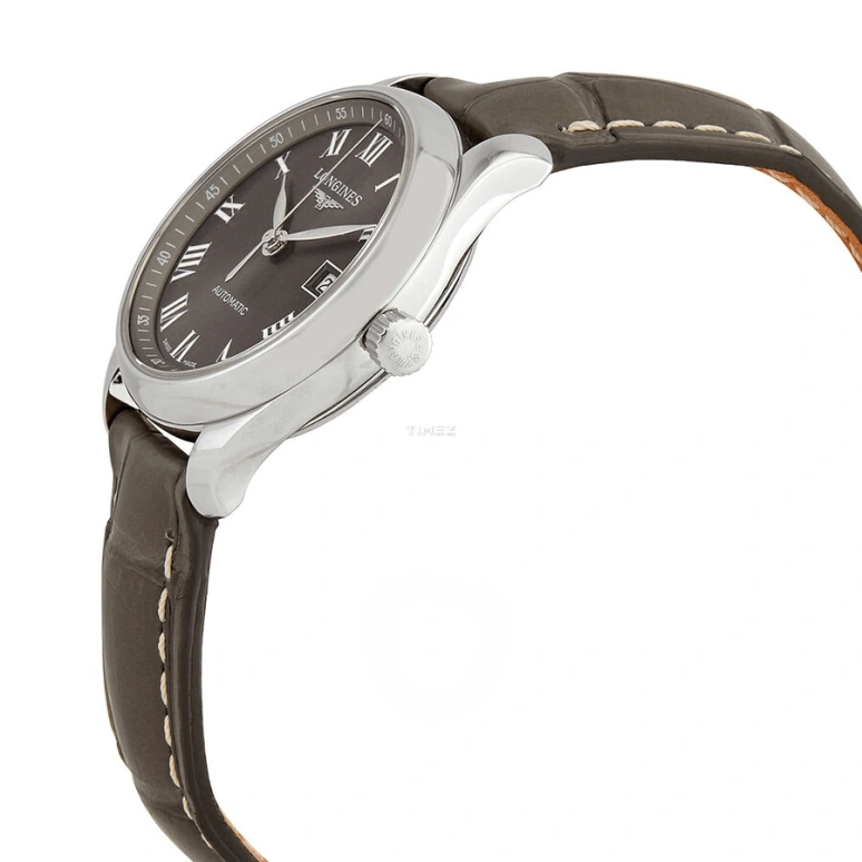Longines,Master 29mm,29mm,Stainless Steel,Grey,Automatic,Day,40hours,L2,L2.257.4.71.3