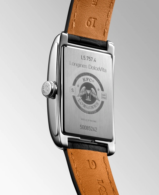 Longines,DolceVita 27.70x43.80mm,27.70x43.80mm,Stainless Steel,Silver,Automatic,Day,45hours,L5,L5.757.4.71.0