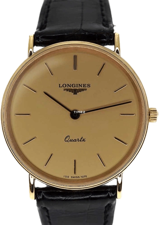 Longines,Heritage Classic 32.50mm,32.50mm,Yellow Gold,Gold,Quartz,Sapphire,Crystal Glass,Round,L7,L7.936.6.32.1