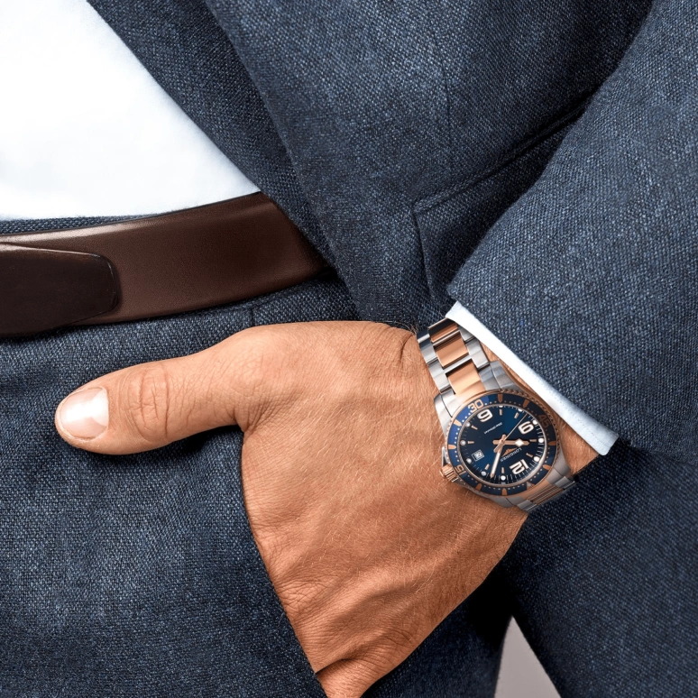 Longines,Sport 41mm,41mm,Stainless Steel,Blue,Quartz,Day,26280hours,L3,L3.740.3.98.7