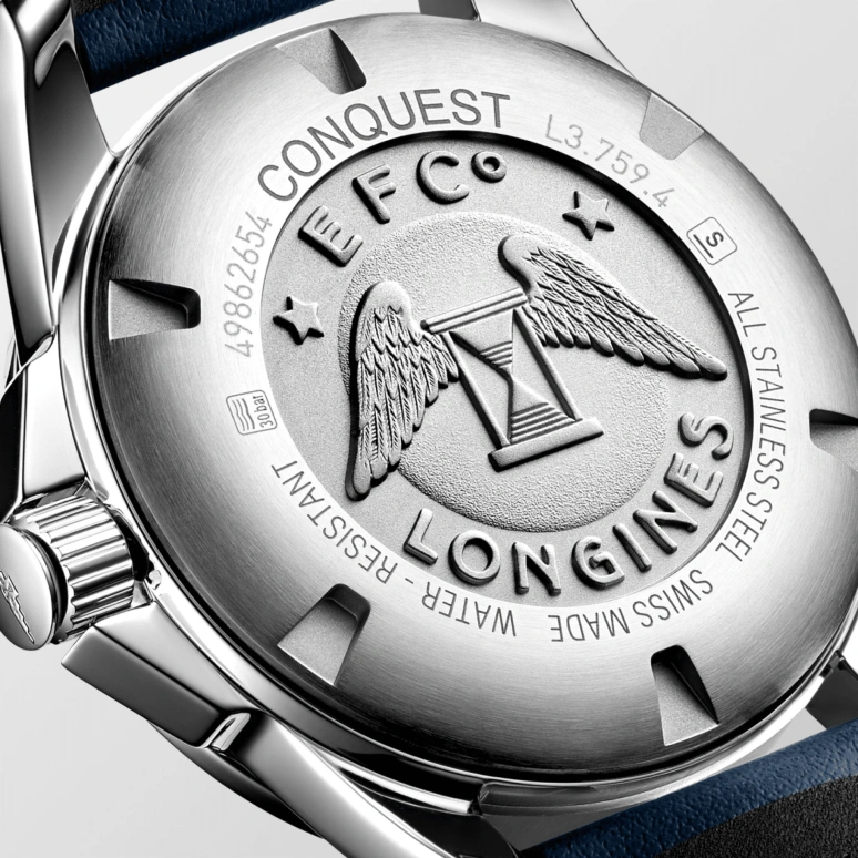 Longines,Sport 41mm,41mm,Stainless Steel,Blue,Quartz,Day,26280hours,L3,L3.759.4.96.0