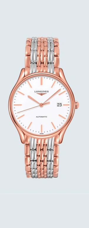 Longines,Lyre 38.50mm,38.50mm,Stainless Steel,White,Automatic,Date,64hours,L4,L4.960.1.12.7